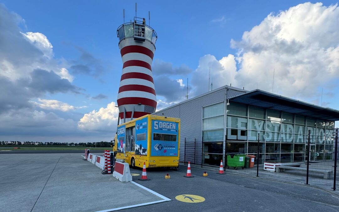 Radio 1 programma 5 dagen op Lelystad Airport