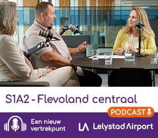 Tweede aflevering van de podcast “Een nieuw vertrekpunt” staat online. Flevoland centraal!